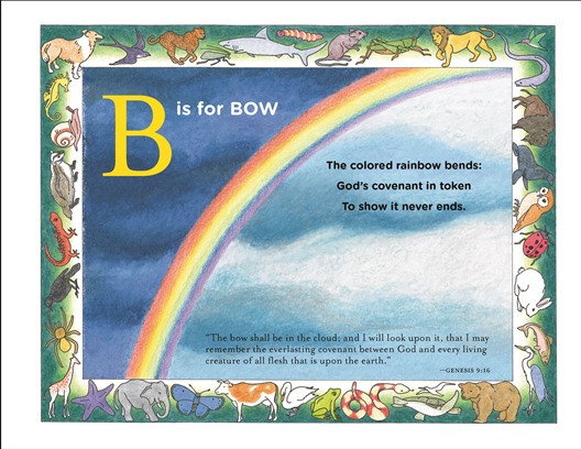 T is for Tree: A Bible ABC image B is for Bow page