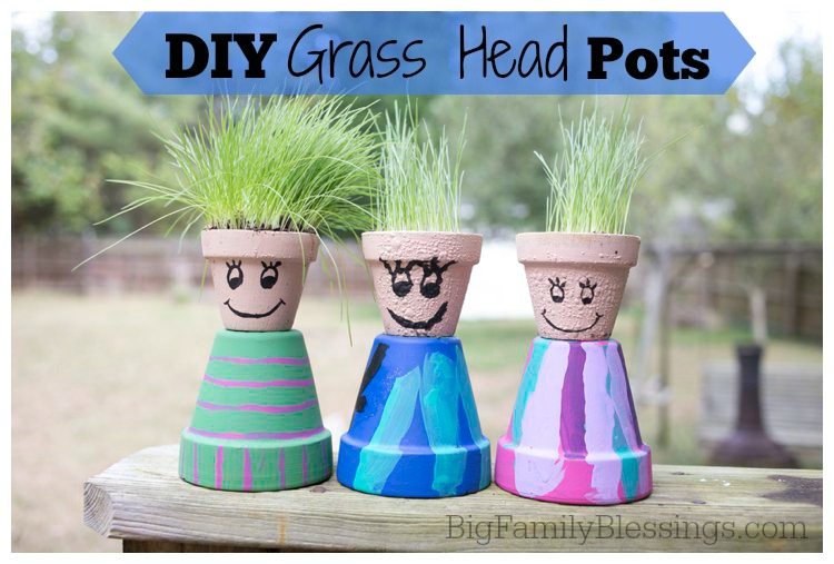 Do it yourself Grasshead pots