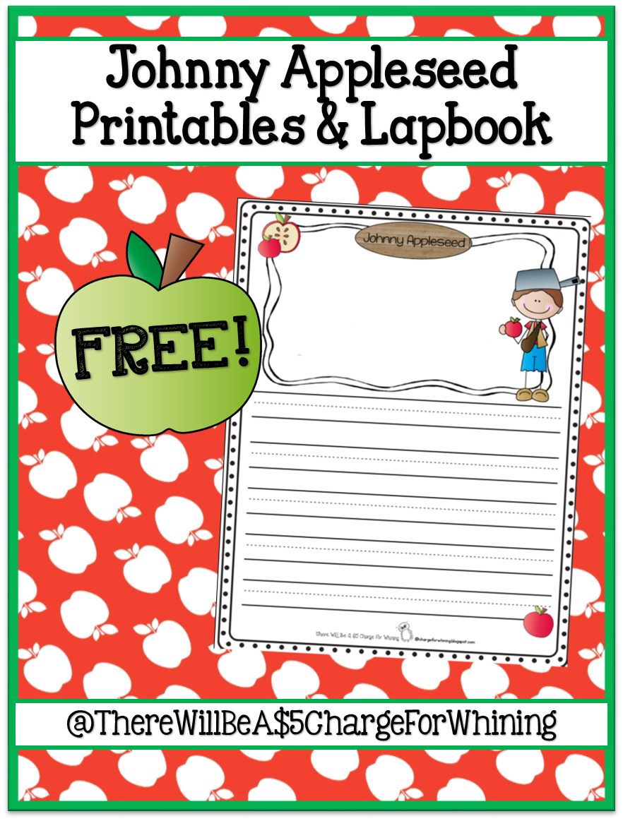 Johnny Appleseed Printables and Lapbook FREE download