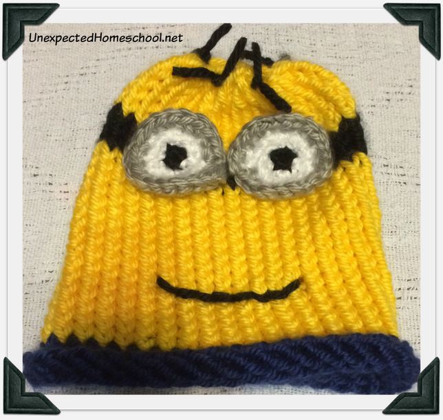 Knitted Minion Hat