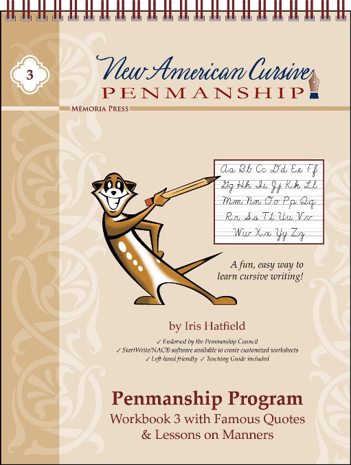New American Cursive 3 (Famous Quotes & Lessons on Manners)