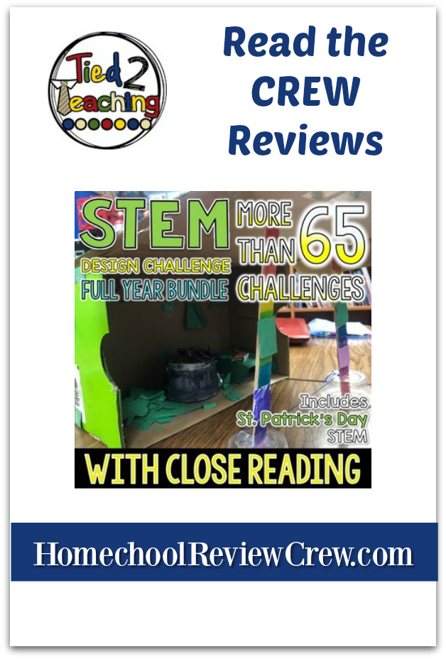STEM Activities, Full Year of Challenges with Close Reading {Tied 2 Teaching Reviews}