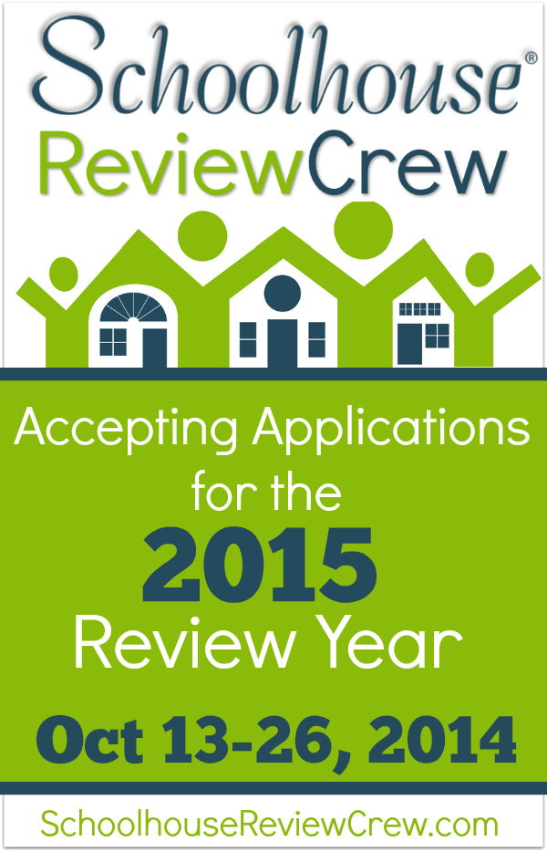Schoolhouse Review Crew accepting applications for the 2015 Review Year
