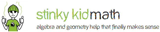 Stinky Kid Math Logo