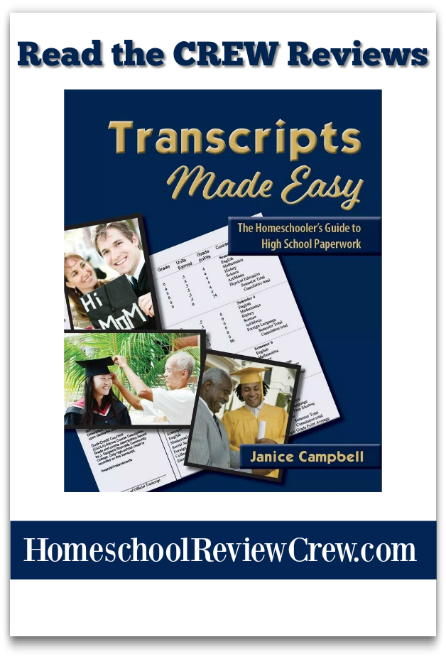 Transcripts Made Easy: The Homeschooler's Guide to High-School Paperwork {Everyday Education Reviews}