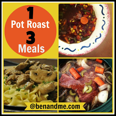 pot roast 3 meals