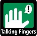 talking fingers logo