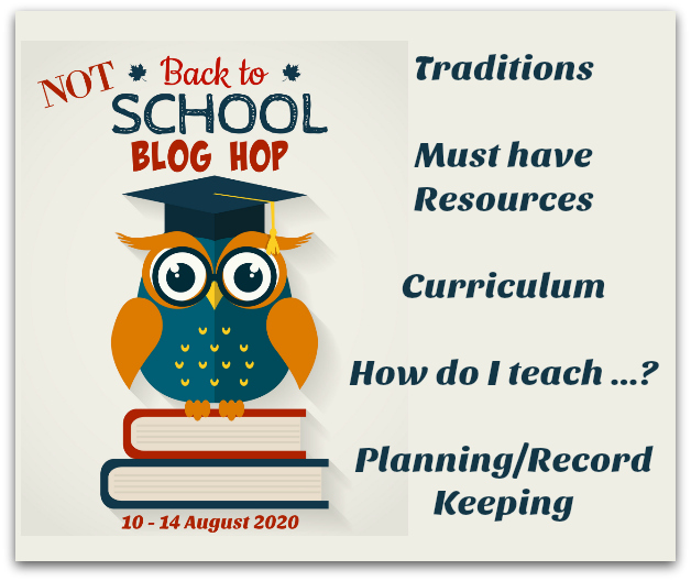 Annual NOT Back to School Blog Hop 2020