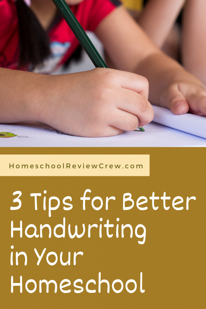 3 Tips for Better Handwriting in Your Homeschool @ Homeschool Review Crew