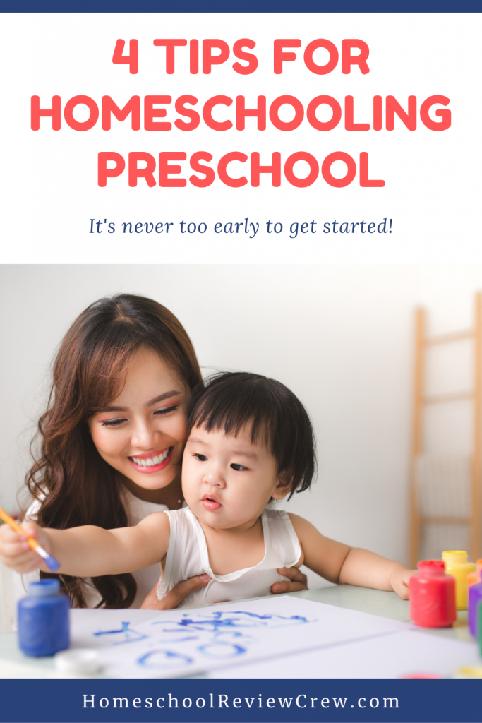 4 Tips for Homeschooling Preschool @ HomeschoolReviewCrew.com