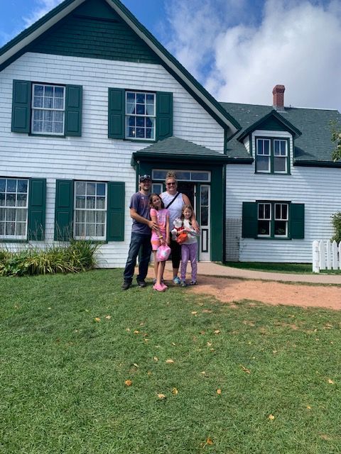 Completing a scavenger hunt to find things in Anne’s House in PEI