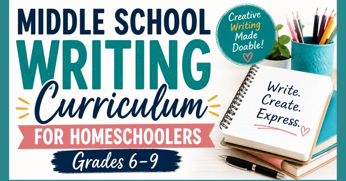 Middle School Writing Curriculum for Homeschoolers