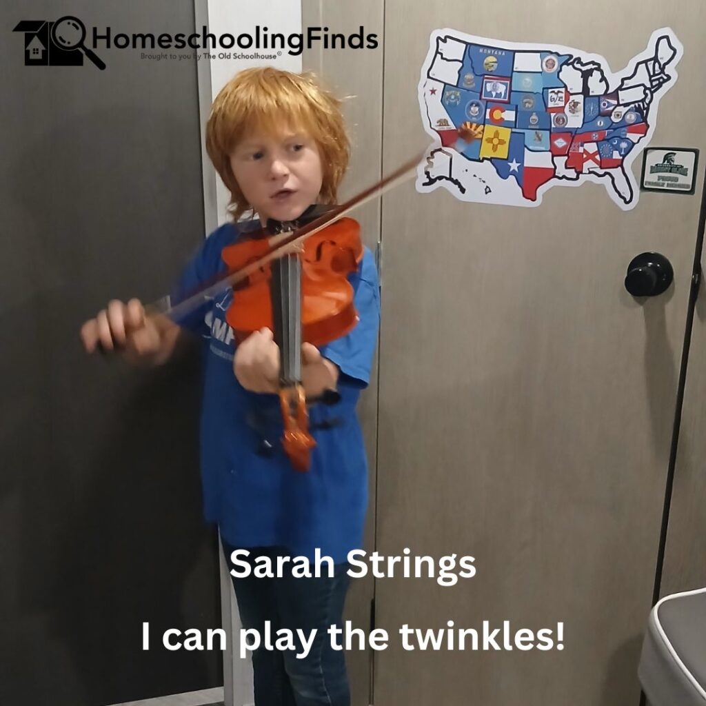 Sarah Strings I can play the twinkles