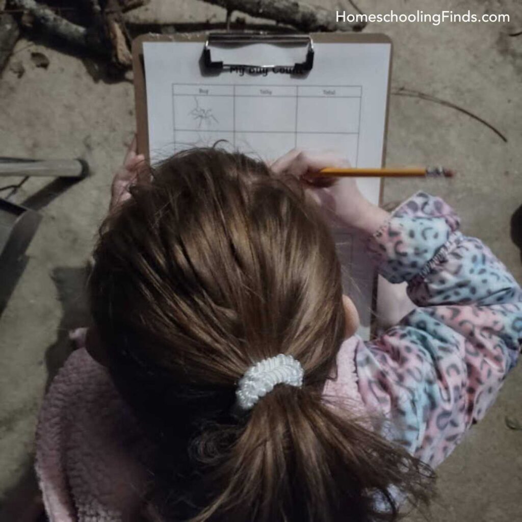 child using materials from SchoolhouseTeachers.com