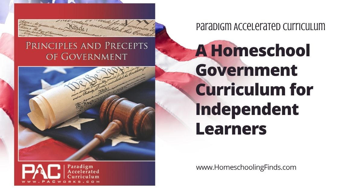 A Homeschool Government Curriculum for Independent Learners