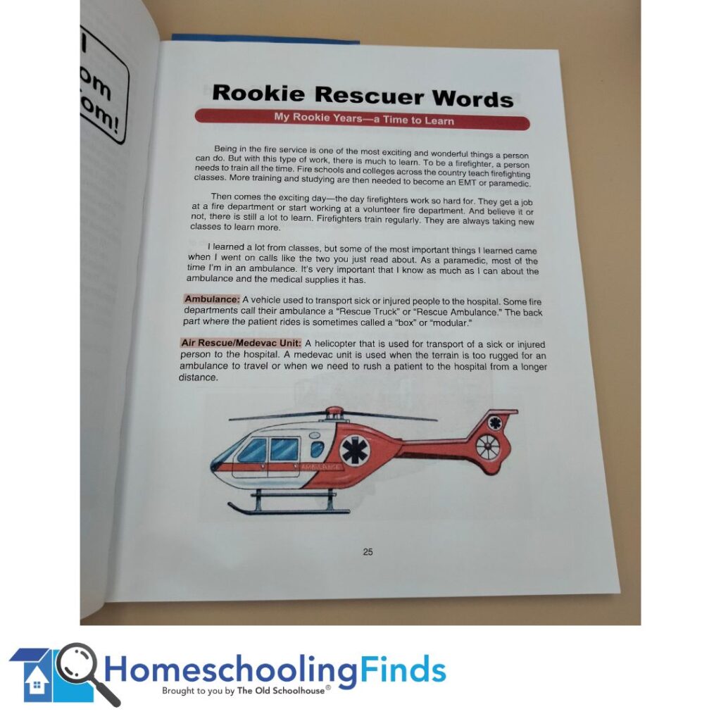 inside the Rookie Rescuer Book