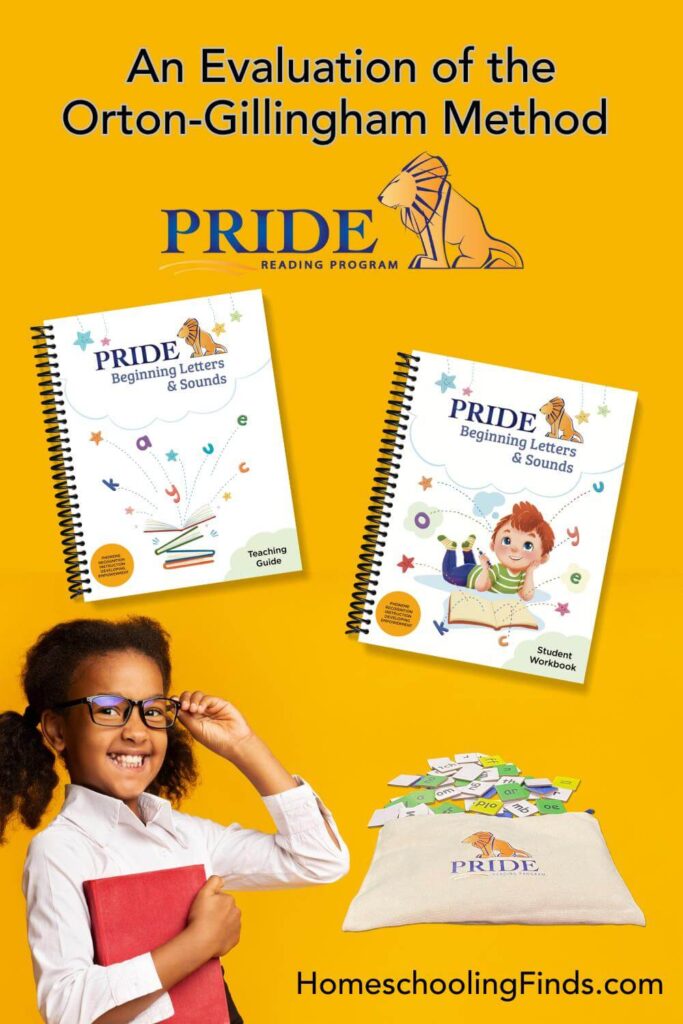 An Evaluation of the Orton-Gillingham Method PRIDE Reading Program