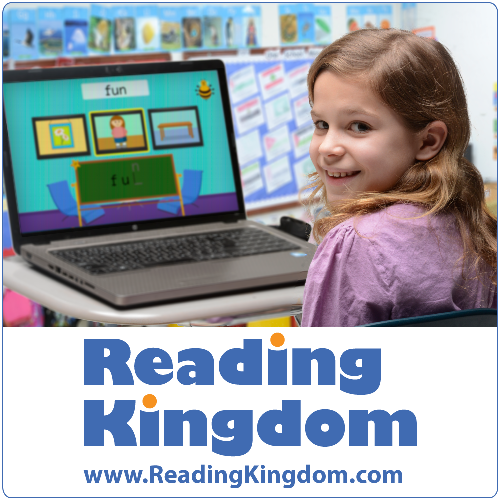 Review of Reading Kingdom from a homeschooling family.  Reading Kingdom is an online program that teaches kids to read and write to a third grade level.
