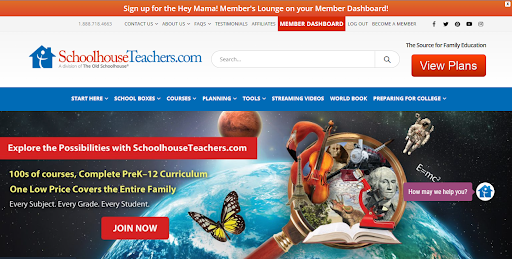 SchoolhouseTeachers.com page