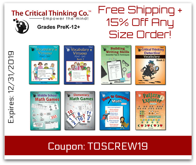 critical thinking company coupon code