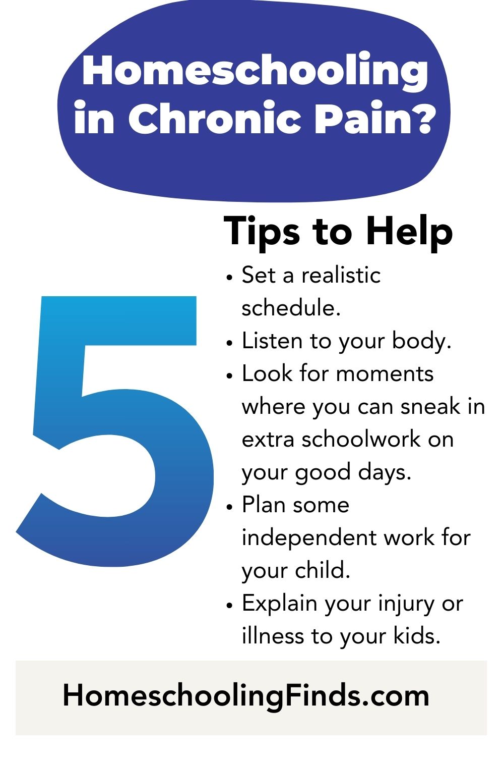Homeschooling Chronic Pain 5 Tips to Help