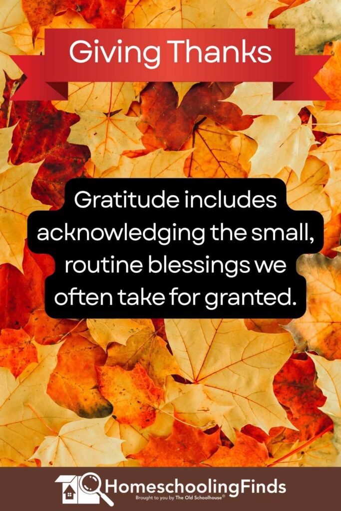 Giving Thanks