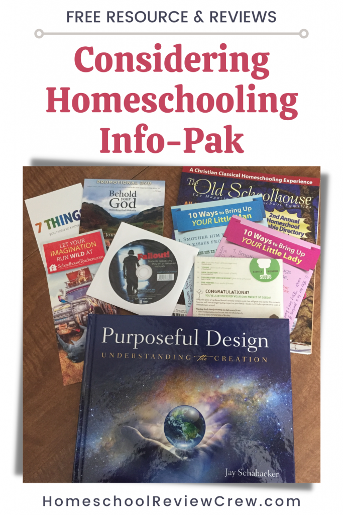 Considering Homeschooling Info-Pak @ HomeschoolReviewCrew.com