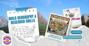 How a Homeschool 50 States Unit Study Builds Geography and Research Skills