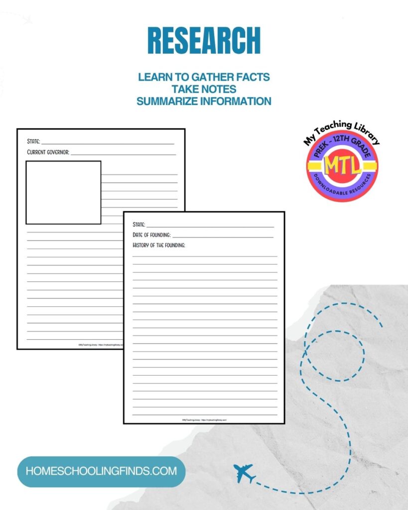 research: learn to gather facts, take notes, summarize information