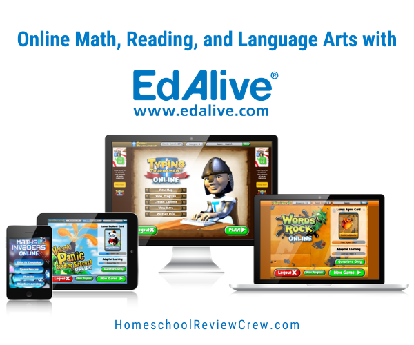 Online Math, Reading, and Language Arts with EdAlive @ HomeschoolReviewCrew.com