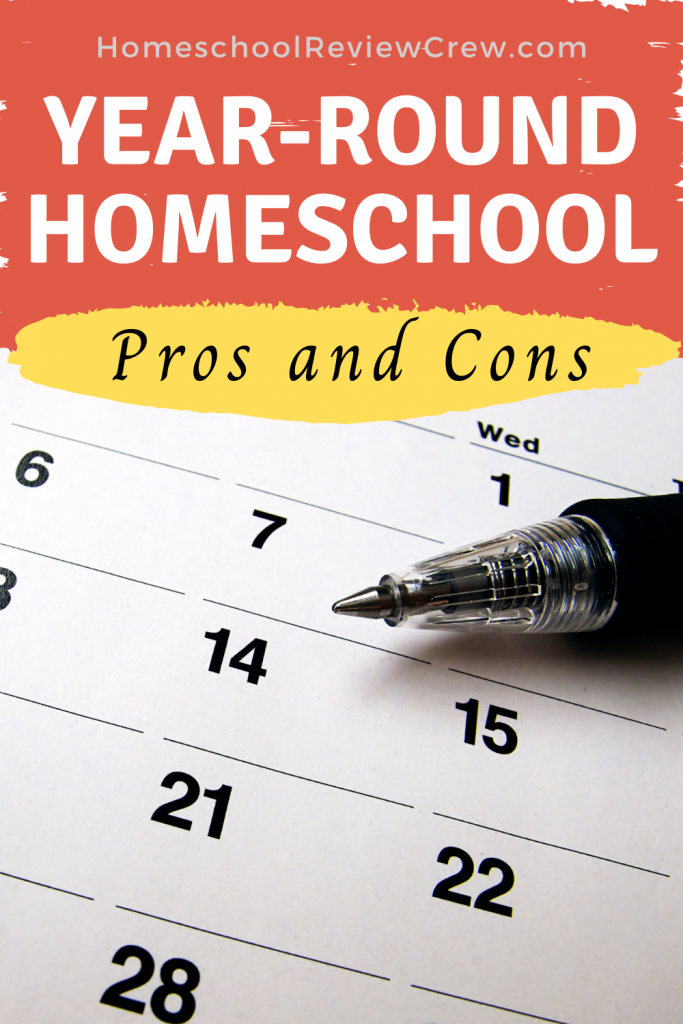 Pros and Cons of Year-Round Homeschool @ HomeschoolReviewCrew.com